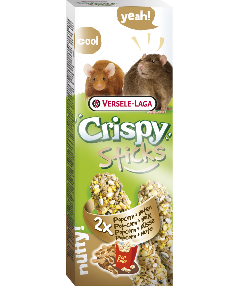 Crispy sticks popcorn et noix 110g - La niche&amp;moi