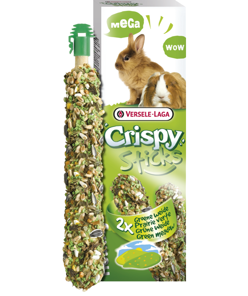 Crispy sticks mega Prairie verte 140g - La niche&amp;moi