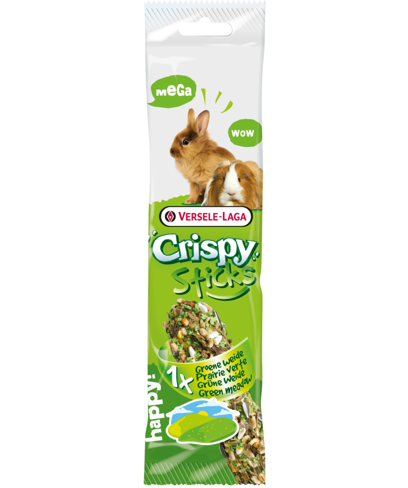 Crispy sticks mega Prairie verte 140g - La niche&amp;moi