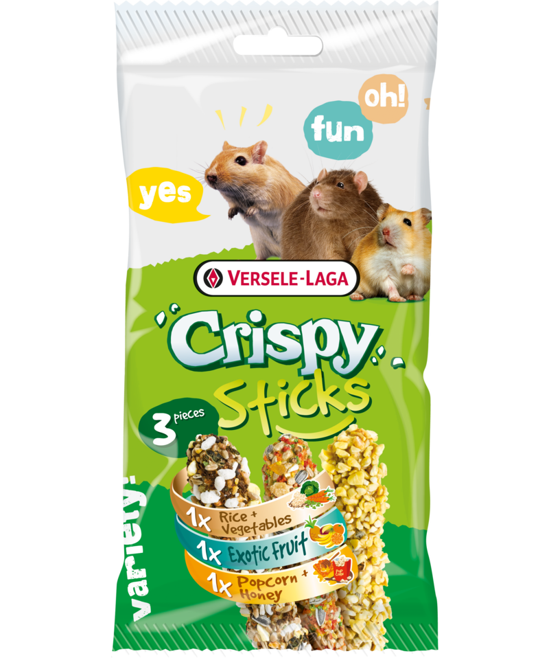 Crispy sticks omnivores 3 saveurs 160 g - La niche&amp;moi