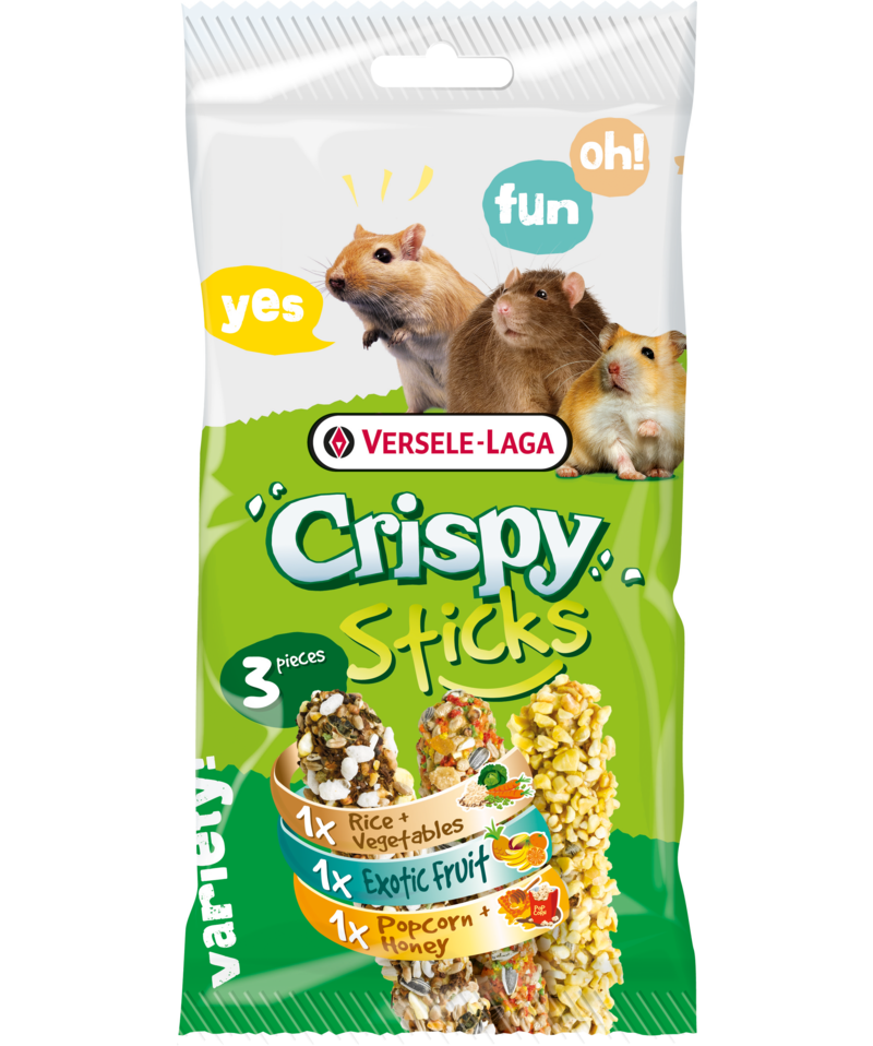 Crispy sticks omnivores 3 saveurs 160 g