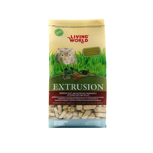 Aliment Extrusion Living World pour hamsters - La niche&amp;moi