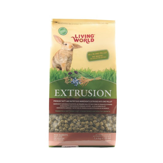 Aliment Extrusion Living World pour lapins - La niche&amp;moi