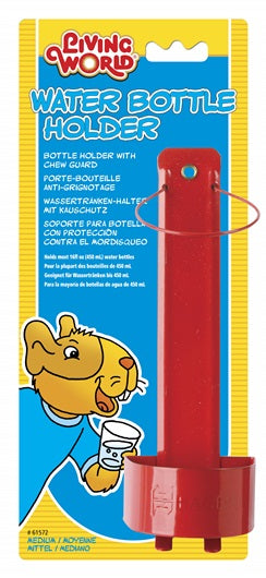 Porte-bouteille Living World en métal, rouge, moyen, pour 61540 - La niche&amp;moi
