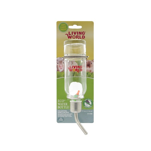 Bouteille à eau Eco+ Living World en vitre - La niche&amp;moi