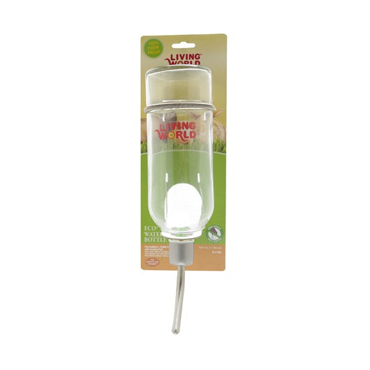 Bouteille à eau Eco+ Living World en vitre - La niche&amp;moi