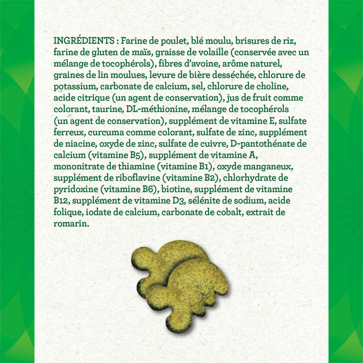 Gâteries dentaires pour chats adultes FELINE GREENIESᴹᴰ saveur de poulet rôti au four 60 g (2.1oz) - La niche&amp;moi