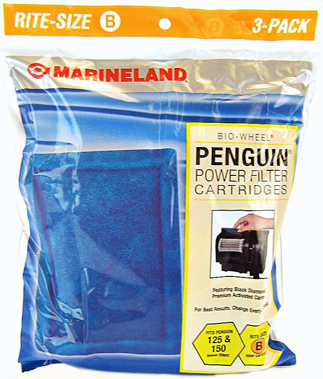 Marineland Penguin Rite-Size Cartridge B 3pk