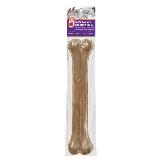 Dogit Pressed Rawhide Knuckle Bone - Giant - 31 cm (12.5 in) - 400-420 g (14-14.8 oz) - 1 pack