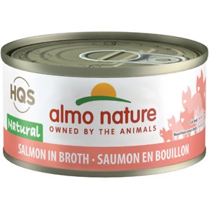 Almo Nature Natural pour Chat, Saumon au Bouillon 70 g.