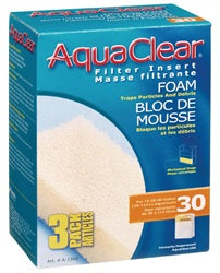 Blocs de mousse filtrante pour AquaClear 30/150, paquet de 3