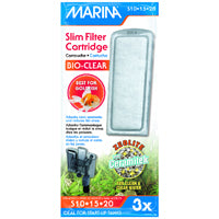 Cartouches Bio-Clear pour filtres Slim Marina, paquet de 3 - La niche&moi