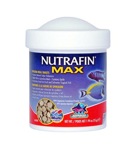 Comprimés Nutrafin Max à la farine de spiruline