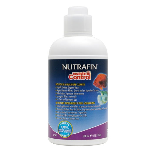 Nettoyant biologique Waste Control Nutrafin pour aquariums - La niche&amp;moi