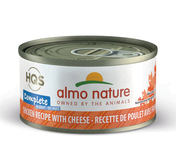 Almo Nature Complete pour Chat Recette de Poulet avec Fromage 70 g.