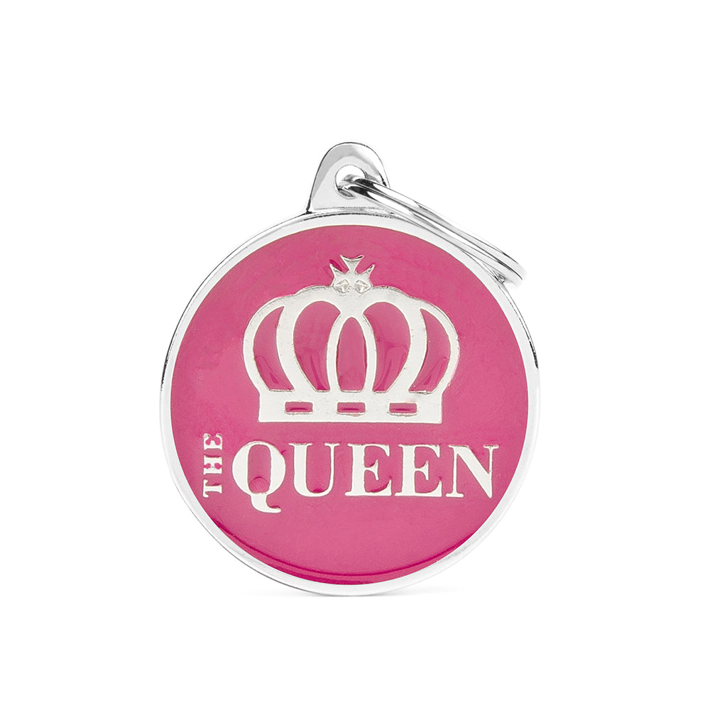 Médaille The Queen (inscription sur 1 côté seulement) - La niche&amp;moi