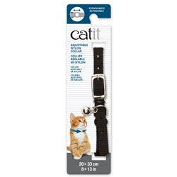 Collier réglable Catit en nylon extensible, 20-33 cm (8-13 po) - La niche&amp;moi