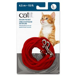 Câble d’attache en nylon Catit, 4,5 m (15 pi) couleur variée - La niche&amp;moi
