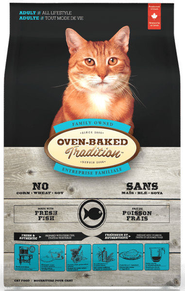 Oven-Baked Tradition NOURRITURE POUR CHAT ADULTE TOUT MODE DE VIE – POISSON - La niche&moi