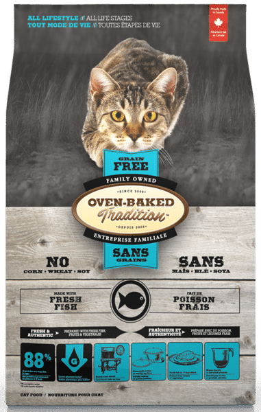 OVEN-BAKED GRAIN-FREE FOOD FOR CATS OF ALL LIFESTYLE AND LIFE STAGES – FISH