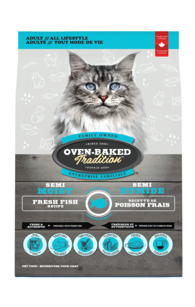 Semi-Moist Food for all Breed Adult Cats Oven-Baked– Fish