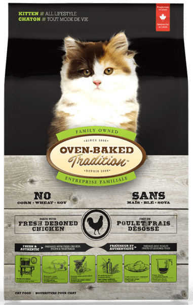 OVEN-BAKED FOOD FOR KITTENS OF ALL LIFESTYLE – CHICKEN