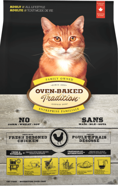 OVEN-BAKED FOOD FOR ADULT CATS OF ALL LIFESTYLE – CHICKEN