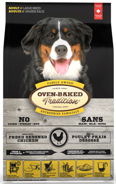 OVEN-BAKED FOOD FOR LARGE BREED ADULT DOGS – CHICKEN 11.34KG