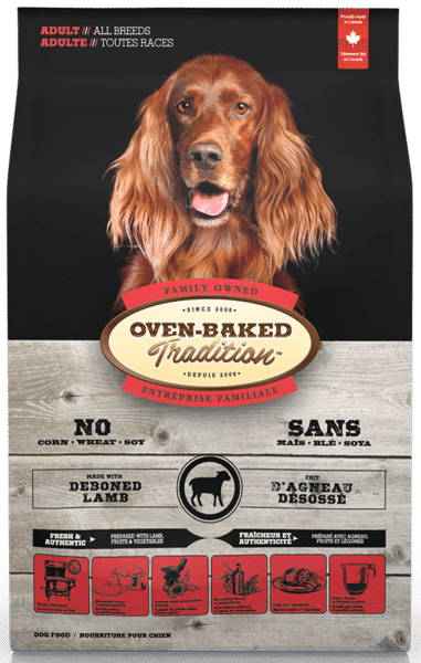Oven-Baked Tradition NOURRITURE POUR CHIEN ADULTE TOUTES RACES – AGNEAU - La niche&amp;moi