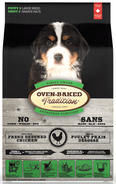 OVEN-BAKED FOOD FOR LARGE BREED PUPPIES – CHICKEN 11.34KG