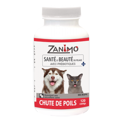 Zanimo Chute de Poils Avec Prébiotiques - La niche&amp;moi