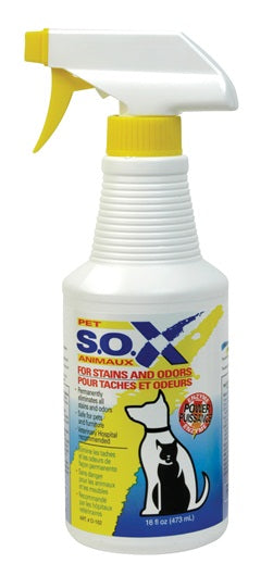 S.O.X. pour éliminer les taches et les odeurs, 473 ml (16 oz liq.) - La niche&amp;moi
