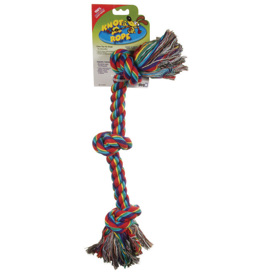 Dogit Knot-A-Rope Tug Toy - Multicolor - XXL - 3.5 cm x 62.5 cm (1.35? x 24?)