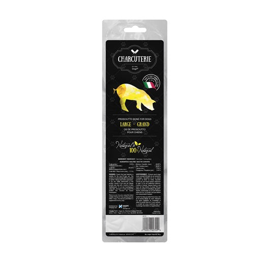 Charcuterie by Dogit Prosciutto Bone for Dogs - Large (Femur) - Min Wt 250 g (8.8 oz)