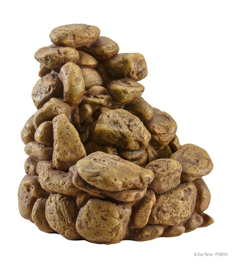 Cascade Exo Terra à l’aspect de galets, avec pompe - La niche&amp;moi