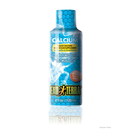 Supplément liquide de calcium et de magnésium Exo Terra, 120 ml (4 oz) - La niche&moi