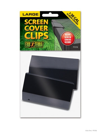 Pinces Exo Terra pour couvercle grillagé, grandes - La niche&amp;moi