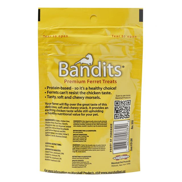 Bandits Saveur de poulet originale 3oz (85g) - La niche&amp;moi