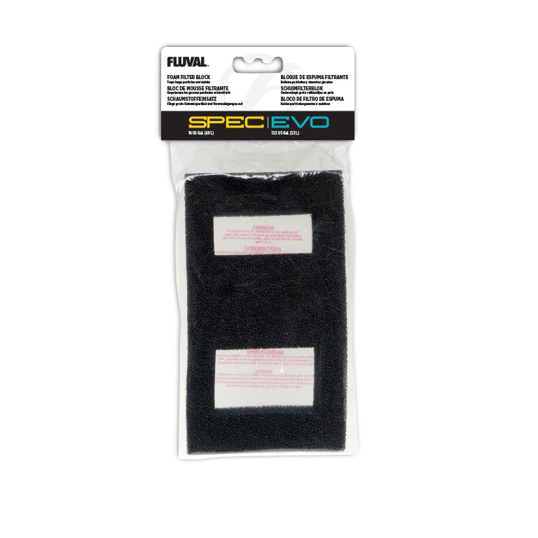 Bloc de mousse filtrante Fluval pour aquarium EVO/SPEC - La niche&amp;moi