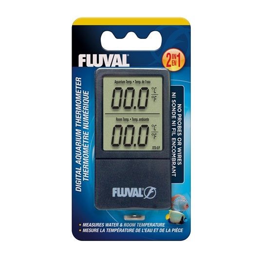 Thermomètre numérique Fluval 2 en 1 pour aquarium - La niche&moi