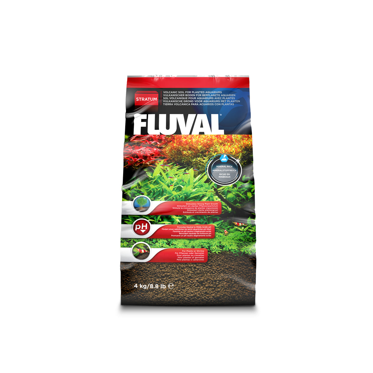 Substrat Stratum Fluval pour plantes et crevettes - La niche&amp;moi