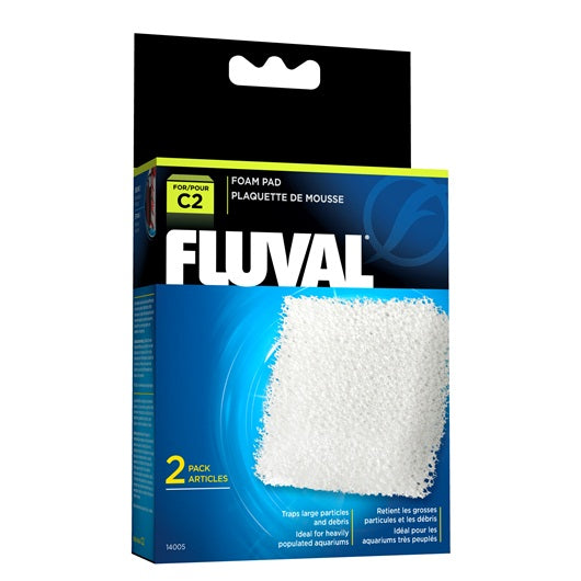 Blocs de mousse pour filtre à moteur Fluval C2, paquet de 2 - La niche&amp;moi