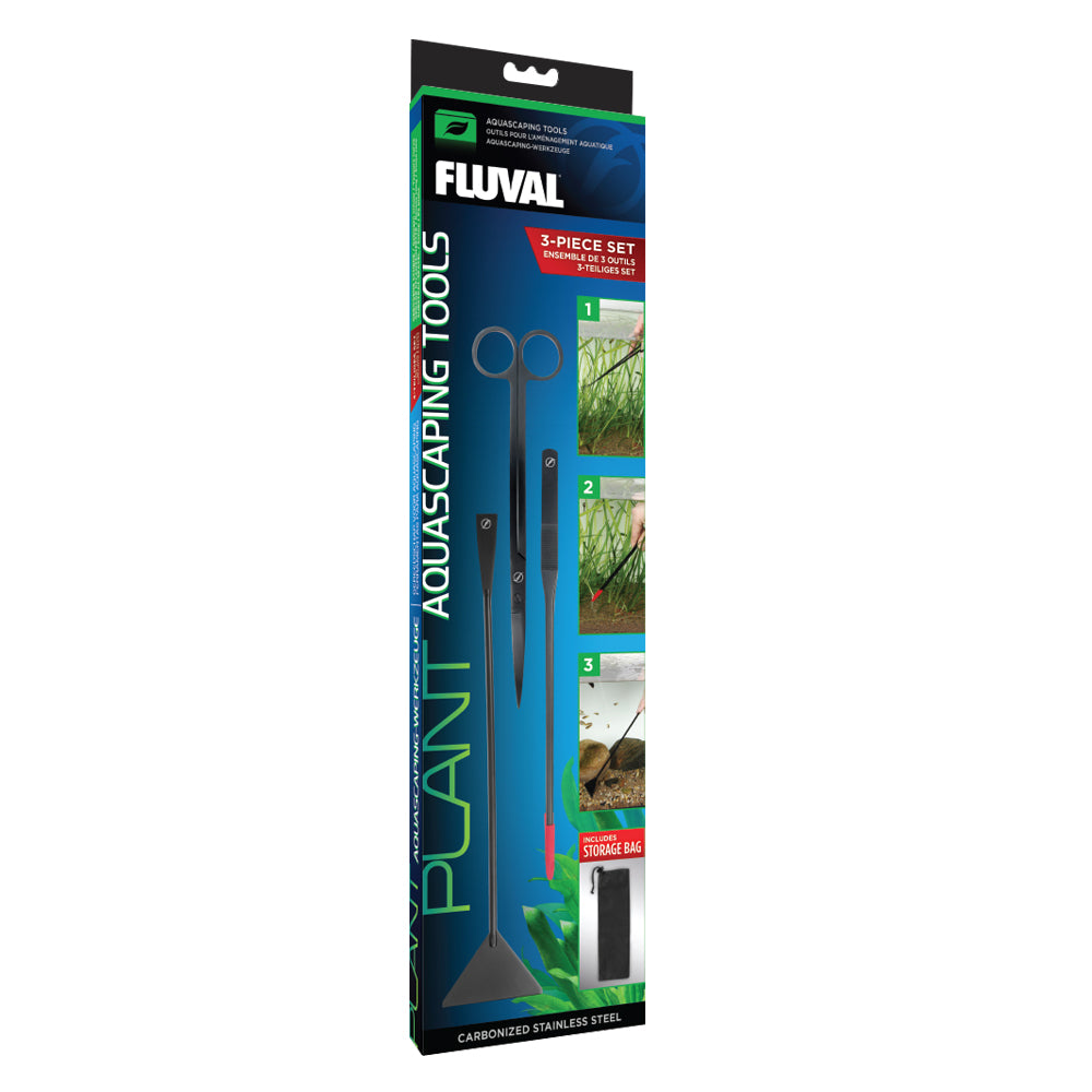 Outils pour l’aménagement aquatique Fluval, paquet de 3 - La niche&moi