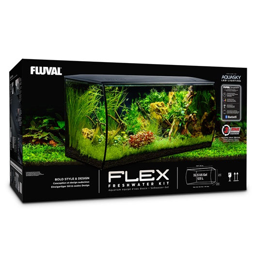Aquarium équipé FLEX Fluval,123 L (32,5 gal US) - La niche&amp;moi