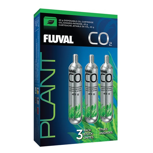 Fluval 45 g CO2 Disposable Cartridges - 3 pack