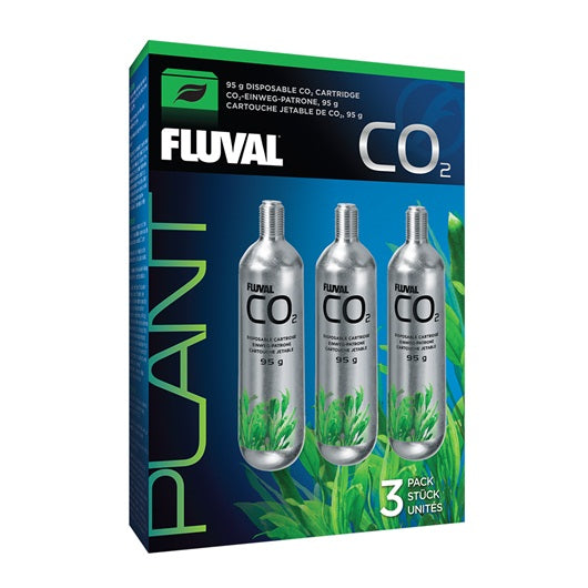 Fluval 95 g CO2 Disposable CO2 Cartridges - 3 pack