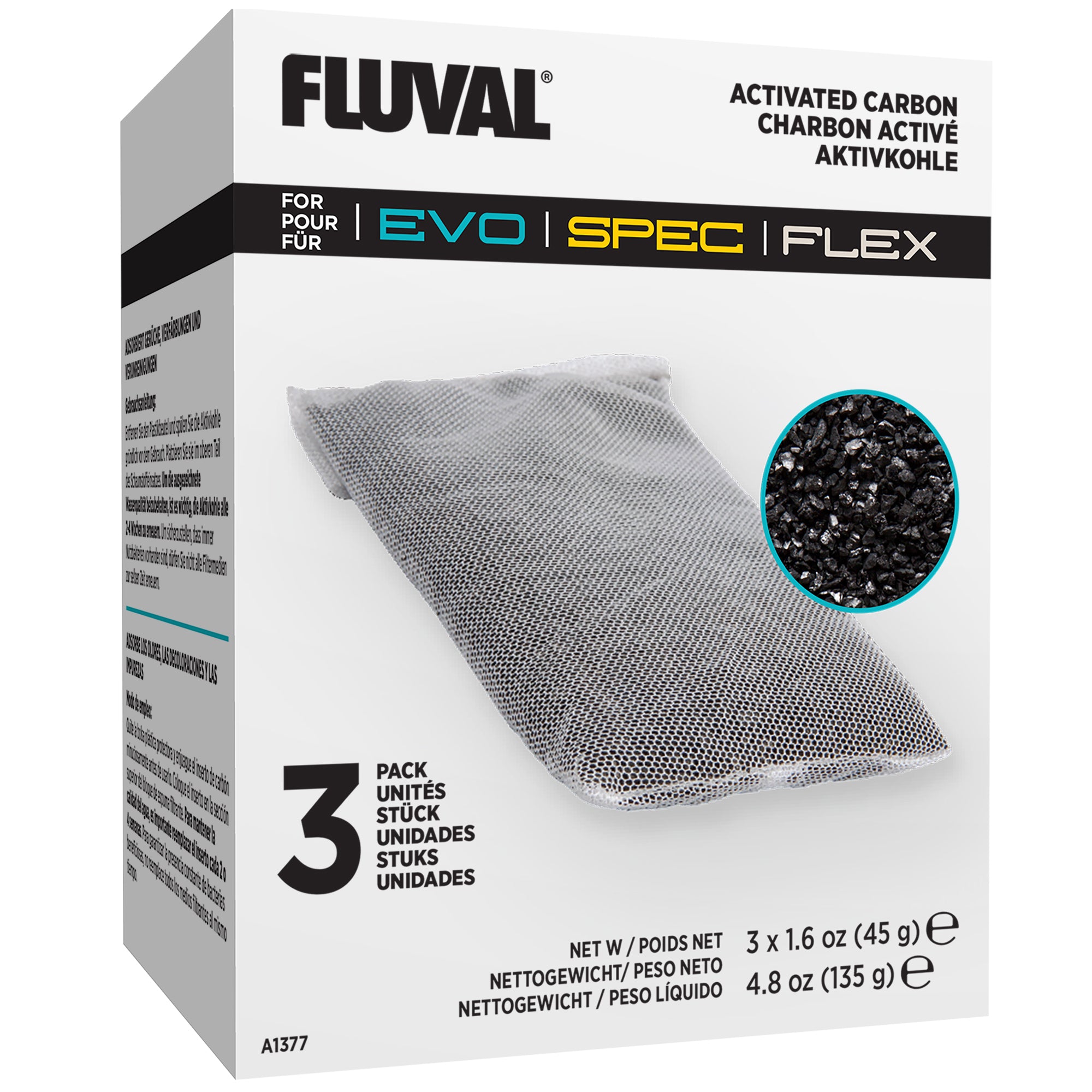 Fluval Spec Replacement Carbon - 3 Pack