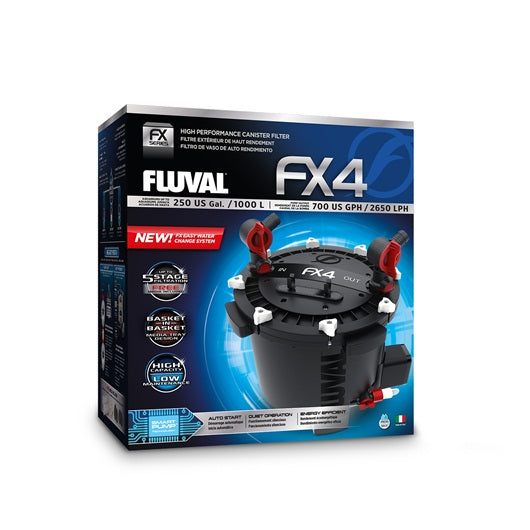 Filtre extérieur FX4 Fluval de haut rendement - La niche&amp;moi