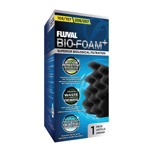 Blocs de mousse Bio-Foam + pour filtres Fluval 106/206 et 107/207 - La niche&amp;moi