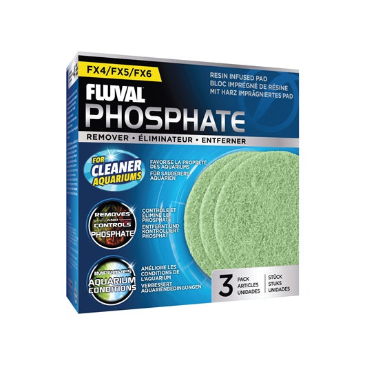 Éliminateur de phosphate pour filtres extérieurs Fluval FX4/FX5/FX6, paquet de 3 - La niche&moi